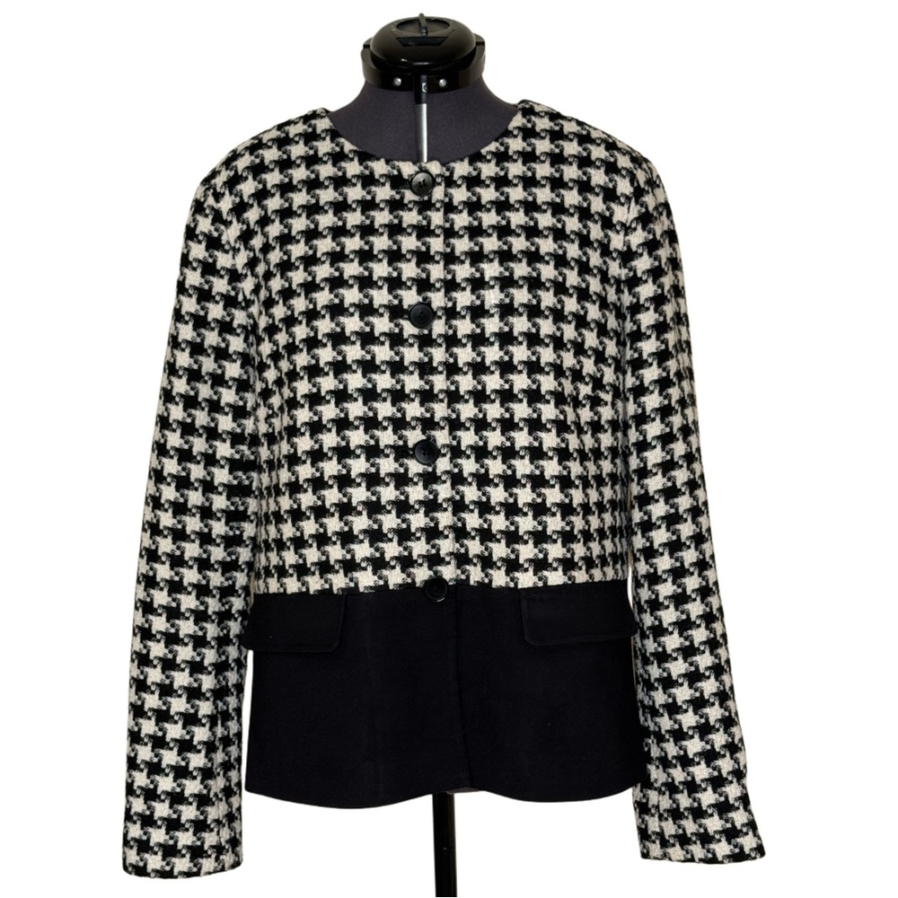 Talbots Houndstooth Jacket - Picture 4 of 9